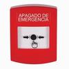 Show product details for GLR001PO-ES STI Red Indoor Only No Cover Key-to-Reset Push Button with EMERGENCY POWER OFF Label Spanish