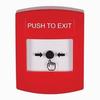 Show product details for GLR001PX-EN STI Red Indoor Only No Cover Key-to-Reset Push Button with PUSH TO EXIT Label English
