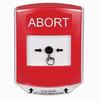 Show product details for GLR021AB-EN STI Red Indoor Only Shield Key-to-Reset Push Button with ABORT Label English