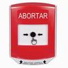 Show product details for GLR021AB-ES STI Red Indoor Only Shield Key-to-Reset Push Button with ABORT Label Spanish