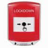 Show product details for GLR021LD-EN STI Red Indoor Only Shield Key-to-Reset Push Button with LOCKDOWN Label English