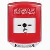 Show product details for GLR021PO-ES STI Red Indoor Only Shield Key-to-Reset Push Button with EMERGENCY POWER OFF Label Spanish