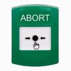 Show product details for GLR101AB-EN STI Green Indoor Only No Cover Key-to-Reset Push Button with ABORT Label English