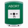 Show product details for GLR121AB-EN STI Green Indoor Only Shield Key-to-Reset Push Button with ABORT Label English