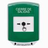 Show product details for GLR121LD-ES STI Green Indoor Only Shield Key-to-Reset Push Button with LOCKDOWN Label Spanish