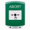 Show product details for GLR1A1AB-EN STI Green Indoor Only Shield w/ Sound Key-to-Reset Push Button with ABORT Label English