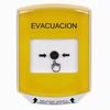 Show product details for GLR221EV-ES STI Yellow Indoor Only Shield Key-to-Reset Push Button with EVACUATION Label Spanish