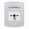 Show product details for GLR301PS-ES STI White Indoor Only No Cover Key-to-Reset Push Button with FUEL PUMP SHUT-DOWN Label Spanish