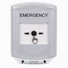Show product details for GLR321EM-EN STI White Indoor Only Shield Key-to-Reset Push Button with EMERGENCY Label English