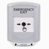 GLR321EX-EN STI White Indoor Only Shield Key-to-Reset Push Button with EMERGENCY EXIT Label English