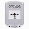 Show product details for GLR321HV-ES STI White Indoor Only Shield Key-to-Reset Push Button with HVAC SHUT-DOWN Label Spanish