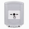 Show product details for GLR321NT-ES STI White Indoor Only Shield Key-to-Reset Push Button with No Text Label Spanish