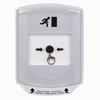 Show product details for GLR321RM-ES STI White Indoor Only Shield Key-to-Reset Push Button with Running Man Icon Spanish