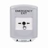 Show product details for GLR3A1EX-EN STI White Indoor Only Shield w/ Sound Key-to-Reset Push Button with EMERGENCY EXIT Label English