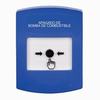 Show product details for GLR401PS-ES STI Blue Indoor Only No Cover Key-to-Reset Push Button with FUEL PUMP SHUT-DOWN Label Spanish