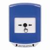 Show product details for GLR4A1NT-ES STI Blue Indoor Only Shield w/ Sound Key-to-Reset Push Button with No Text Label Spanish