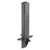 GPL19B Arlington Industries Low Profile Gard-N-Post Black