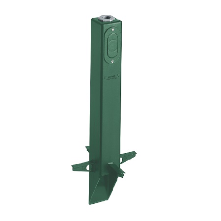 GPL19G Arlington Industries Low Profile Gard-N-Post Green