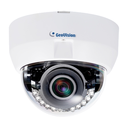 [DISCONTINUED] GV-FD2700 Geovision 2.8~12 mm Varifocal 30 FPS @ 1920 x 1080 Indoor IR Day/Night WDR Dome IP Security Camera 12VDC/PoE