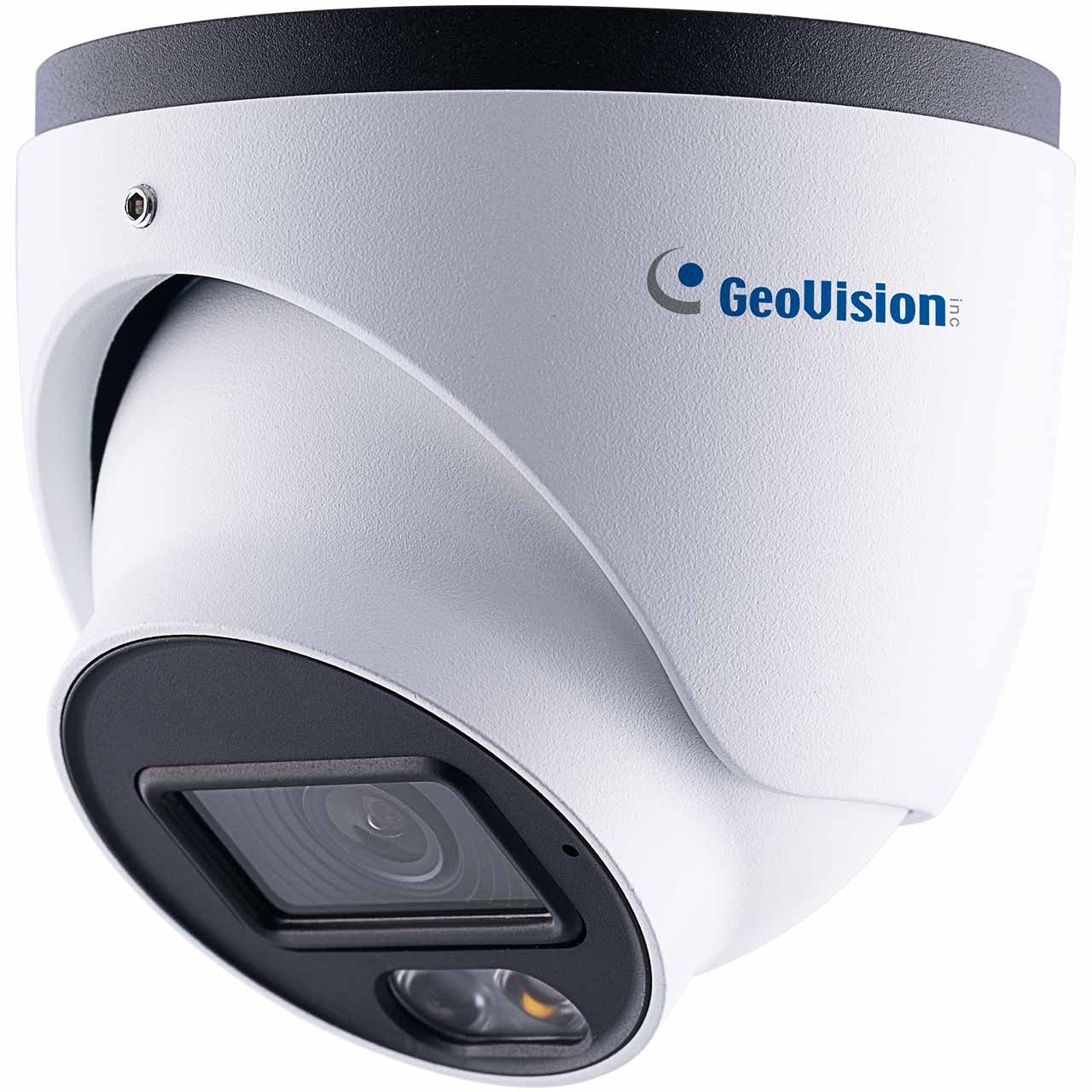 GV-GEBF4802 Geovision 2.8mm 30FPS @ 4MP Outdoor White Light WDR Eyeball IP Security Camera 12VDC/PoE