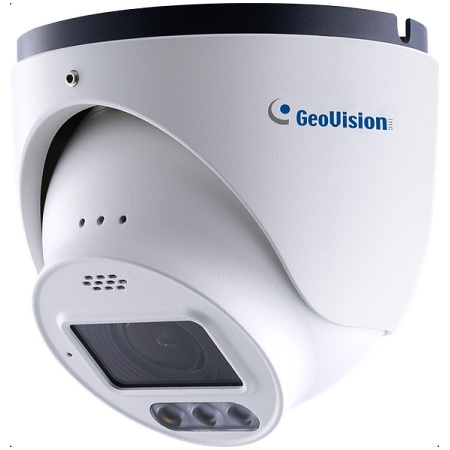 GV-GEBF4911+1TB Geovision 2.8~12mm Motorized 30FPS @ 4MP Outdoor White Light Super Low Lux WDR Eyeball IP Security Camera 12VDC/PoE + 1TB Micro SD