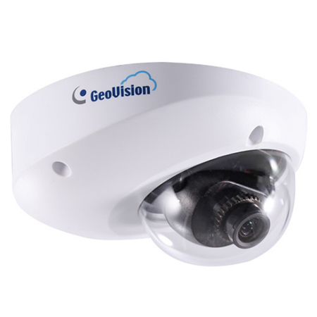 [DISCONTINUED] GV-MFDC1501 Geovision 2.8mm 30FPS @ 1280x720 Indoor Day/Night WDR Mini Fixed Dome IP Cloud Security Camera 5VDC/PoE - Built in SD Card Slot