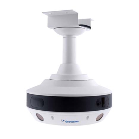 GV-SV48000 Geovision 4 X 3.93mm 15FPS @ 4000 x 3000 Outdoor IR Day/Night WDR Panoramic IP Security Camera 24VDC/24VAC/POE
