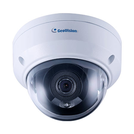 [DISCONTINUED] GV-TDR4703-4F Geovision 4mm 30FPS @ 4MP Outdoor IR Day/Night WDR Dome IP Security Camera 12VDC/PoE
