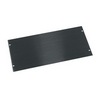 Show product details for HBL5 Middle Atlantic 5 Space (8 3/4 Inch) 1/8 Inch Flat Aluminum Blank Panel, Black Brushed Finish