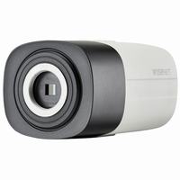 HCB-6001 Hanwha Vision 30FPS @ 2MP Indoor Day/Night WDR Box HD-TVI/HD-CVI/AHD/Analog Security Camera 12VDC - No Lens