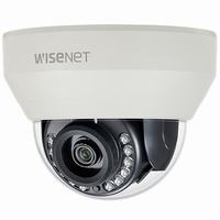 HCD-7010RA Hanwha Vision 2.8mm 30FPS @ 4MP Indoor IR Day/Night WDR Dome AHD/Analog Security Camera 12VDC