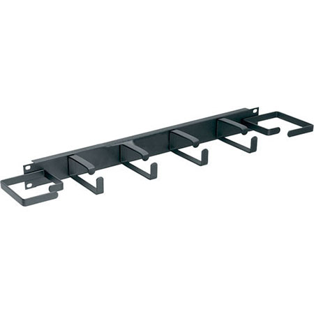 HCM-1DV Middle Atlantic 1 Space (1 3/4 Inch) D-ring Horizontal Cable Manager, with End Rings
