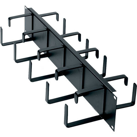 HCM-2DR Middle Atlantic 2 Space Cable Manager, D-ring Inch Front and Rear
