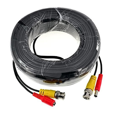 HDCBLVP-25B Rainvision HD-TVI/CVI/AHD/Analog Compatible Pre-Made Cable - 25FT - Black