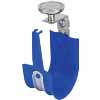 Show product details for HPH16MH-10BL Platinum Tools 1" Standard HPH J-Hook Size 16 - Blue with Magnet - 10 Pack