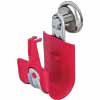 Show product details for HPH16MV-10R Platinum Tools 1" 90 Degree Angle HPH J-Hook Size 16 - Red with Magnet - 10 Pack