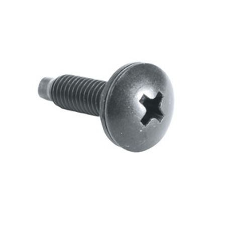 HPS Middle Atlantic 25 Pieces Black 10/32 Phillips Screws with Washers