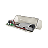 Show product details for HPV42K1A160 Videotec Housing 16" (420mm) w/ Sunshield, Metal cable glands and Triple Heater 110VAC/230VAC