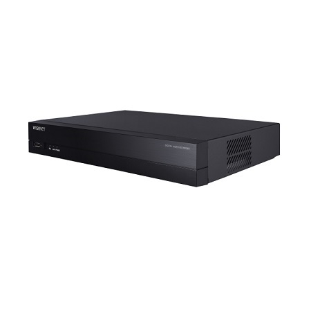 HRX-434 Hanwha Techwin 4 Channel HD-TVI/HD-CVI/AHD/Analog + 2 Channel IP DVR Up to 32FPS @ 8MP - No HDD