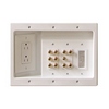 Show product details for HT2103-WH-V1-02 Legrand On-Q White Home Theater Recessed WP  2 Pack