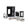 Show product details for HT22U2-BK-R6 Legrand On-Q Flat Screen TV Pro Power and Cable Management Kit - Black