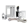 Show product details for HT22U2-WH-R6C Legrand On-Q Flat Screen TV Pro Power and Cable Management Kit with 2 x HDMI Cables - White
