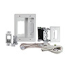Show product details for HT22U2-WH-R6 Legrand On-Q Flat Screen TV Pro Power and Cable Management Kit - White