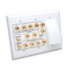 Show product details for HTWP62BW Vanco Wall Plate 6.2 Channel + 1G Bulk Cable White