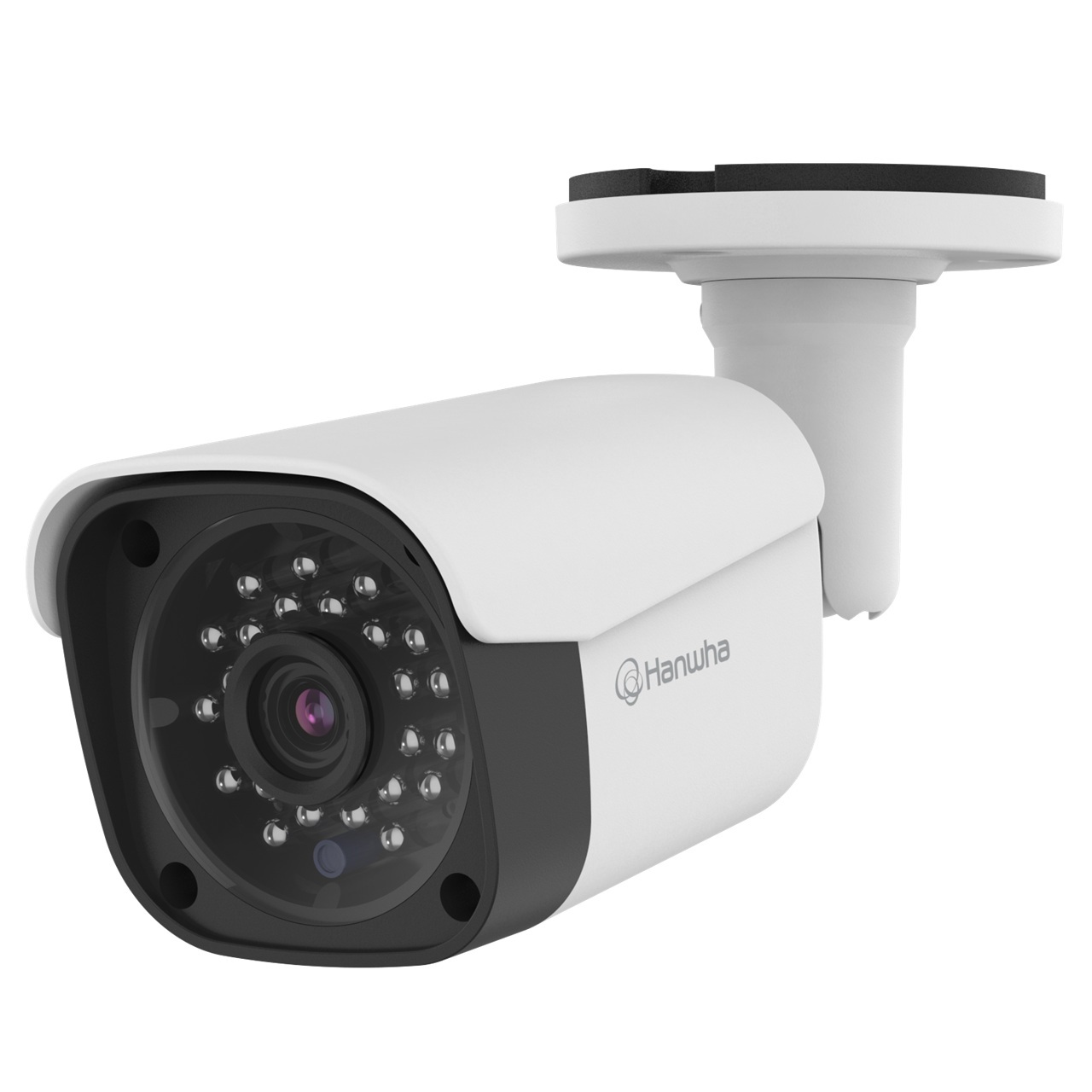ACO-8020R Hanwha Vision 3.6mm 30FPS @ 5MP Outdoor IR Day/Night WDR Bullet HD-TVI/HD-CVI/AHD/Analog Security Camera 12VDC