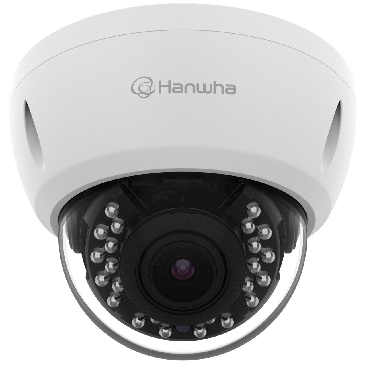 ACV-8080R Hanwha Vision 4.3mm-10.5mm Motorized 30FPS @ 5MP Outdoor IR Day/Night WDR Vandal Dome HD-TVI/HD-CVI/AHD/Analog Security Camera 12VDC