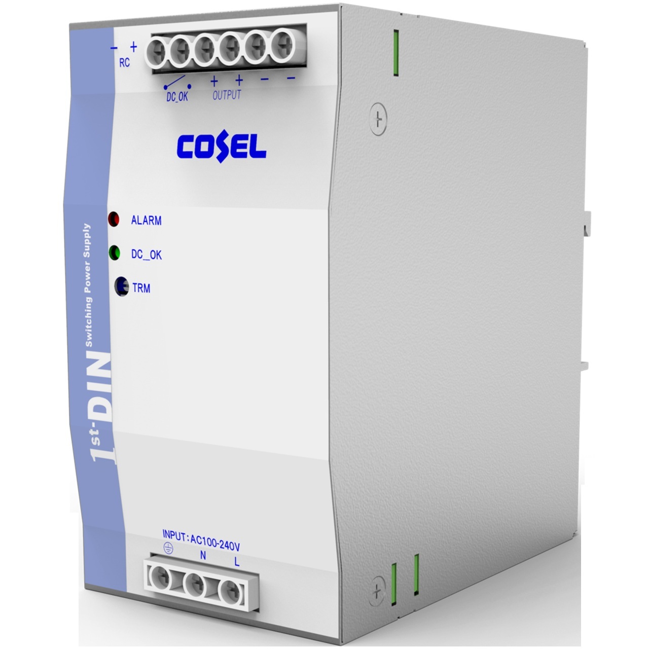 AT-IE048-240 Hanwha Vision 240W @48Vdc, Industrial AC/DC Power Supply, DIN Rail Mount