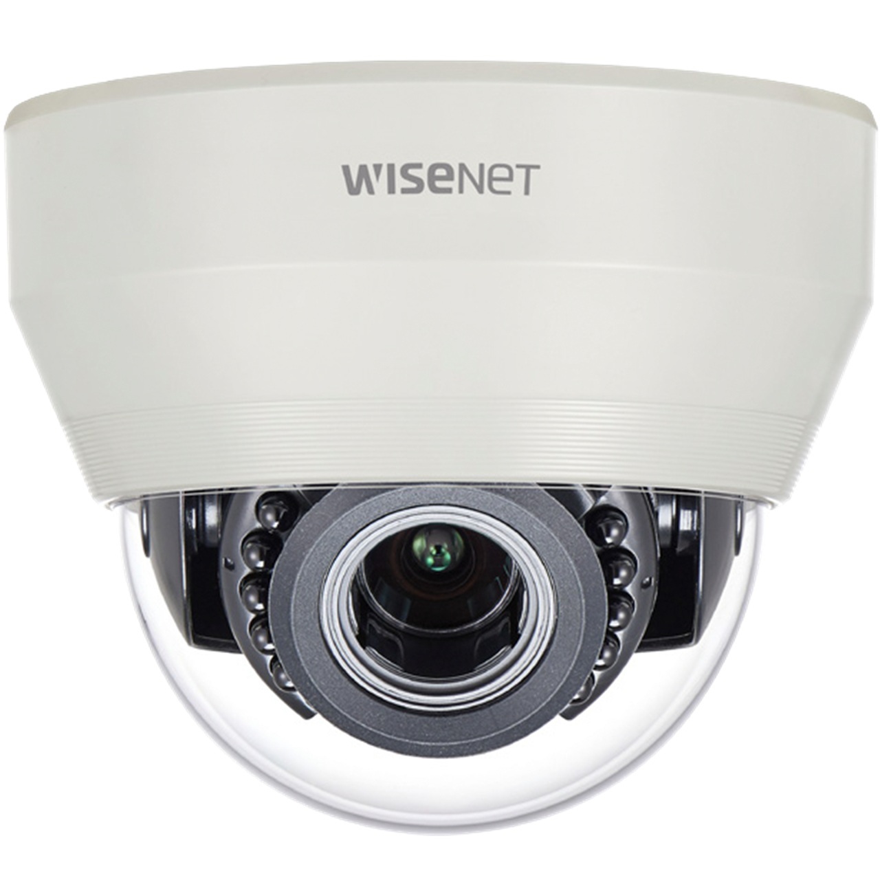 HCD-6080R Hanwha Vision 3.2-10mm Varifocal 30FPS @ 2MP Outdoor IR Day/Night WDR Dome HD-TVI/HD-CVI/AHD/Analog Security Camera 12VDC