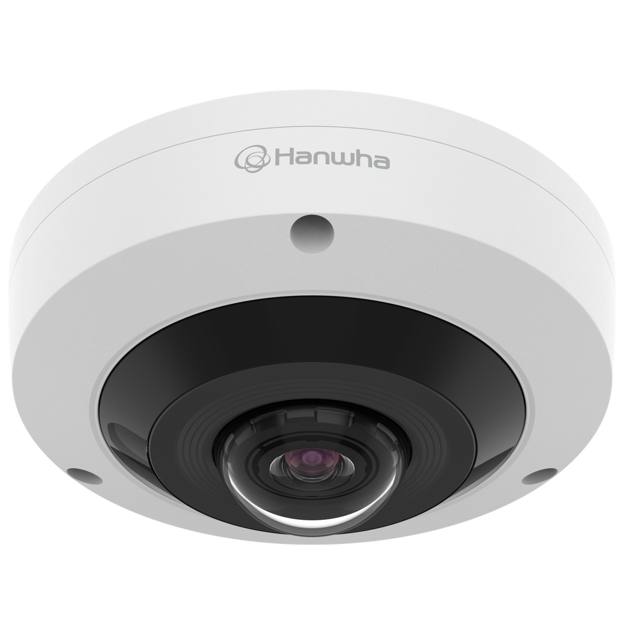HCF-8011RV Hanwha Vision 1.16mm HD-TVI/HD-CVI/AHD 20FPS @ 5MP Indoor / Outdoor IR Day/Night WDR Analog Fisheye IP Security Camera 12VDC/24VAC