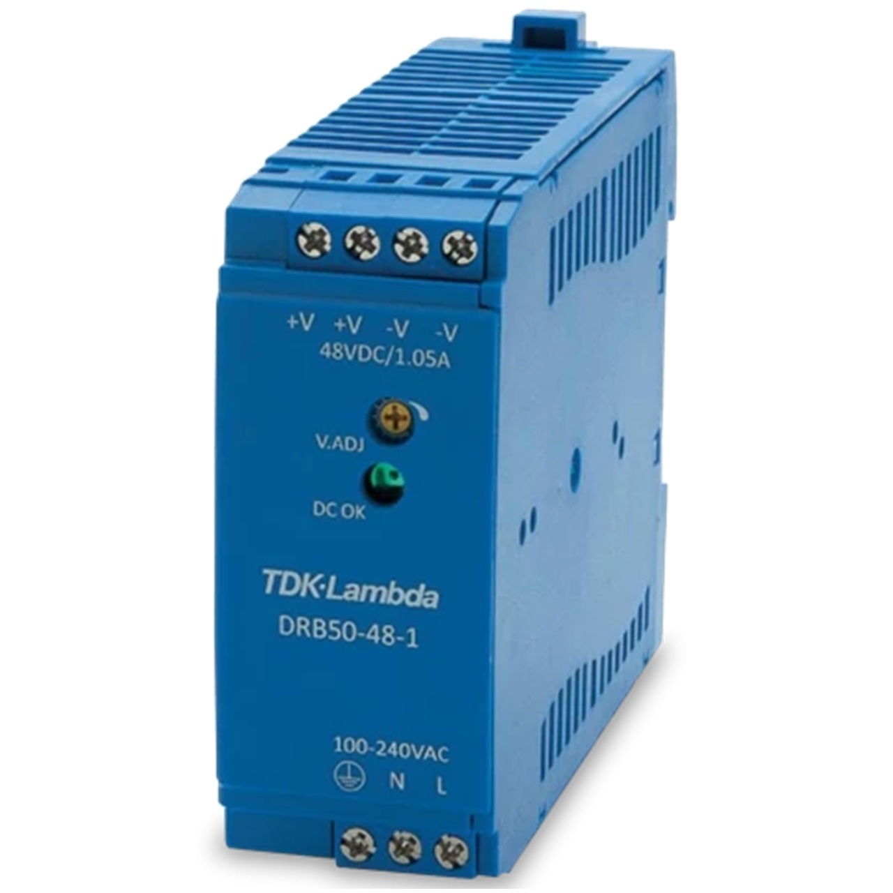 HV-DRB50-48-1 Hanwha Vision DIN Rail Power Supply 50W DC